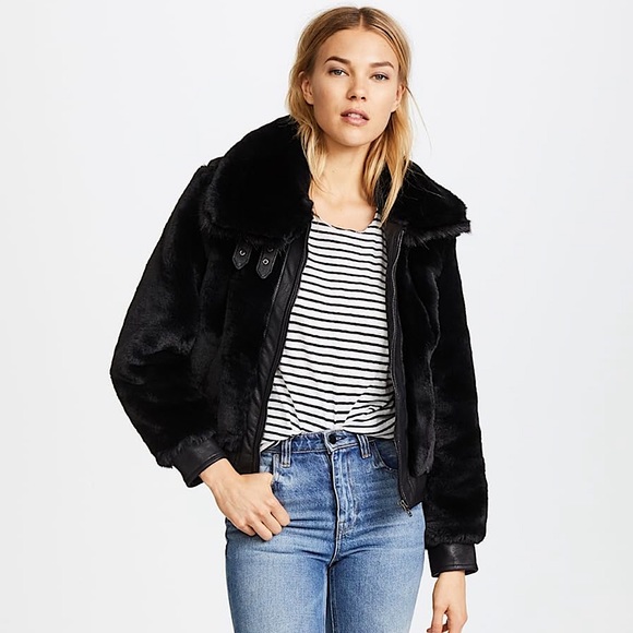 NEW‼️REVOLVE / BLANKNYC - Black Noise Coat (Size M) - Picture 2 of 11